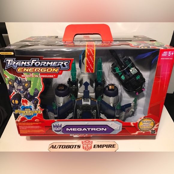 Vintage Hasbro TRANSFORMERS ENERGON POWERLINX OPTIMUS PRIME And MEGATRON 2 PACK - Picture 5 of 13